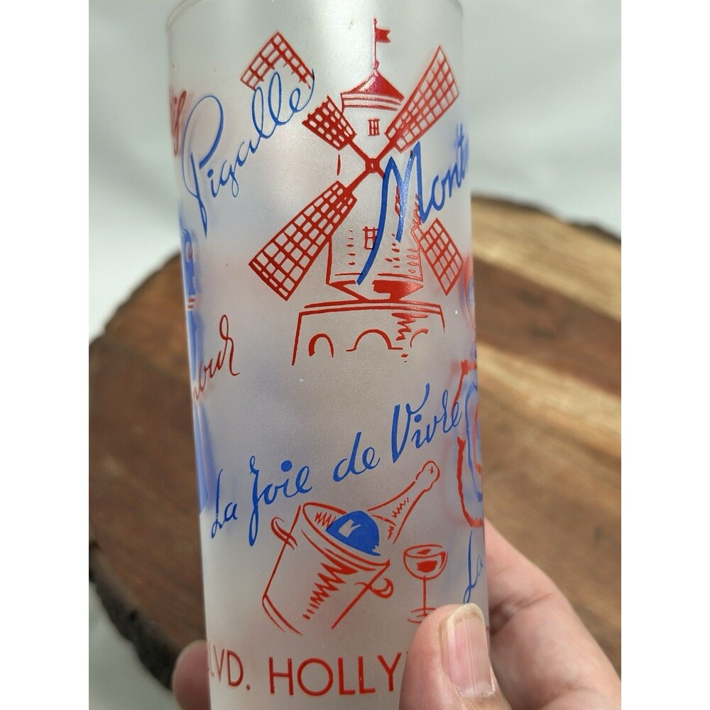 Cafe De Paris Restaurant Highball Glass Hollywood Sunset LA California